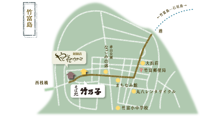 竹富島マップ